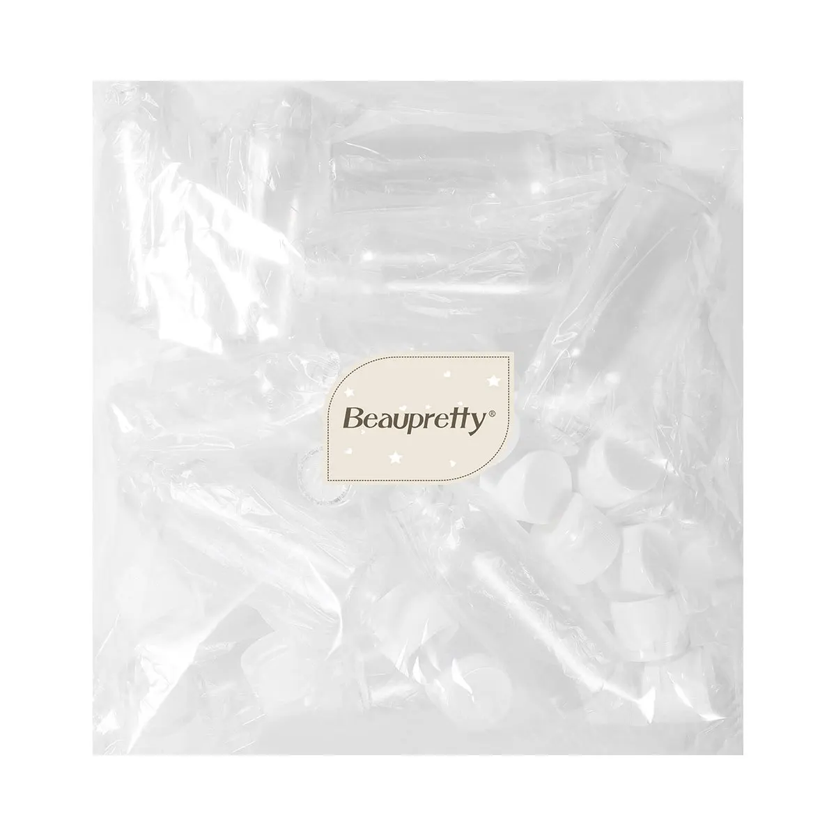 20 szt. Plastikowych Butelek Podróżnych Przenośne z Zakrętką Motylkową Wielokrotnego Użytku Pojemniki na Kosmetyki Szampon Balsam