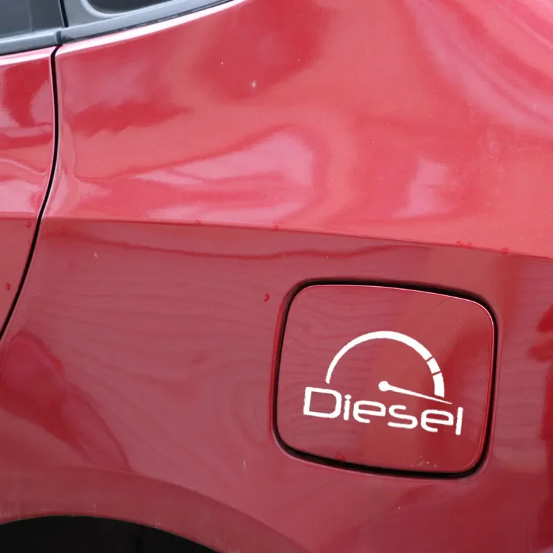 1Pc 2D Flat Diesel Speedometer Vinyl Sticker, Waterproof UV‑Resistant Decal for Car Body Window Decor, Holiday Gift