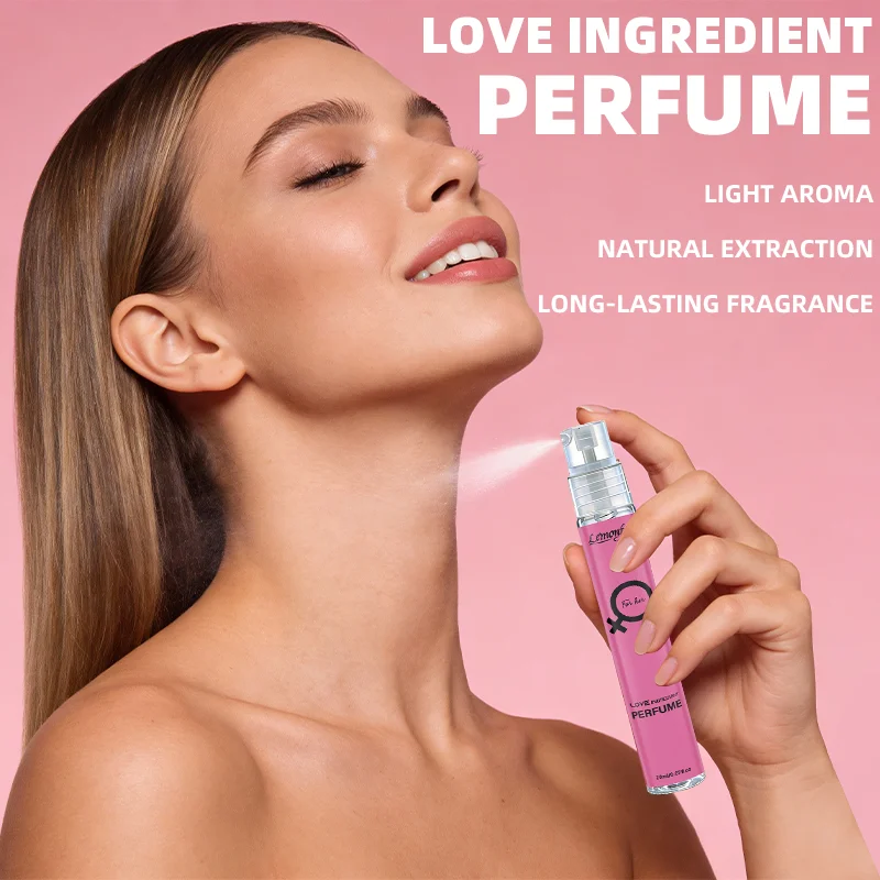 Lemonfay Love Ingredient Perfume for Her Long Lasting Floral Scent Portable 20ml/0.67fl.oz Spray for Dating Daily - view 6