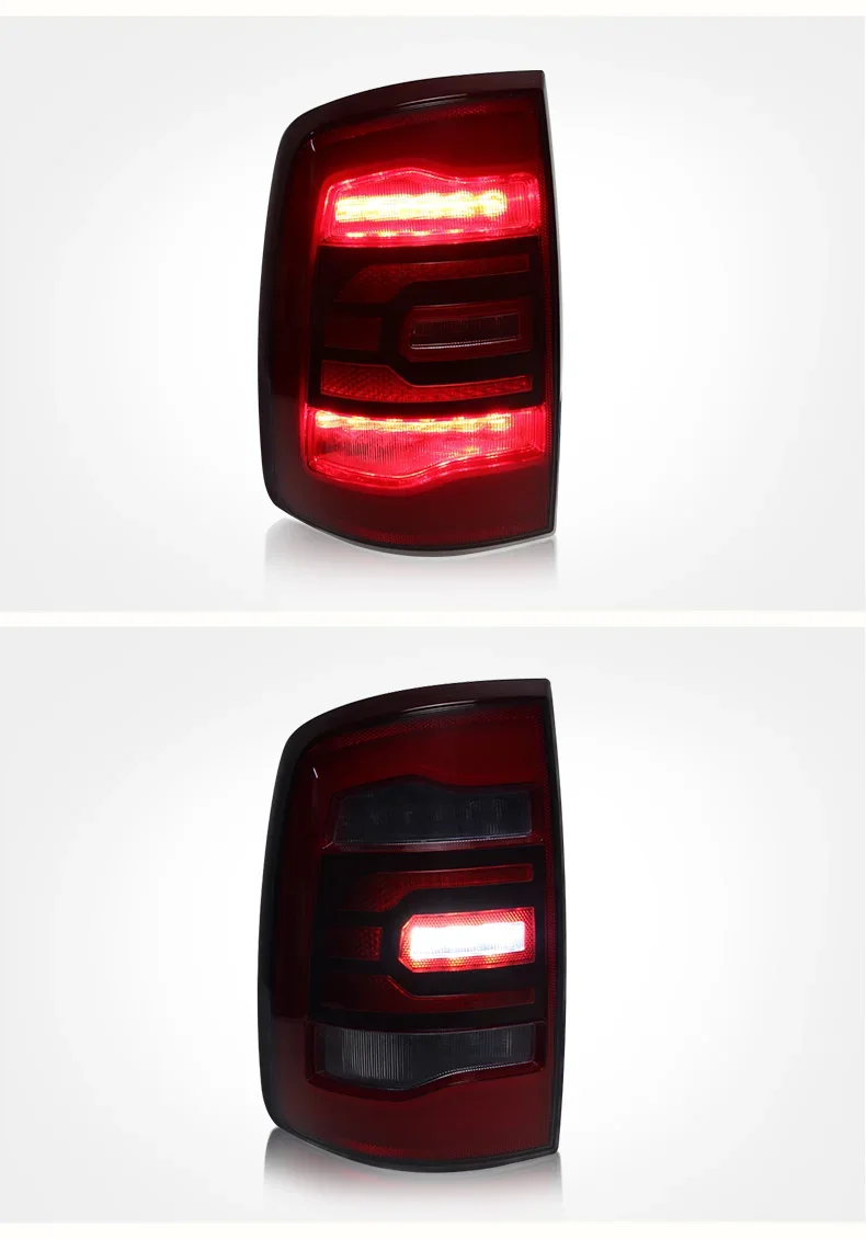 For DODGE 2009-2018 Ram LED Tail Light YZ Red Color