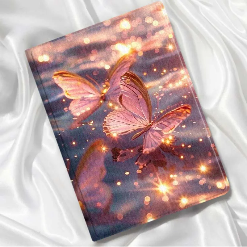 Cartoon Butterfly Glitter For Xiaomi Redmi Mi Pad 8 7 6 5 4 2 SE K 12.4 11.2 12.1 11 8.8 Pro Max Ultra Inch Tablet Case