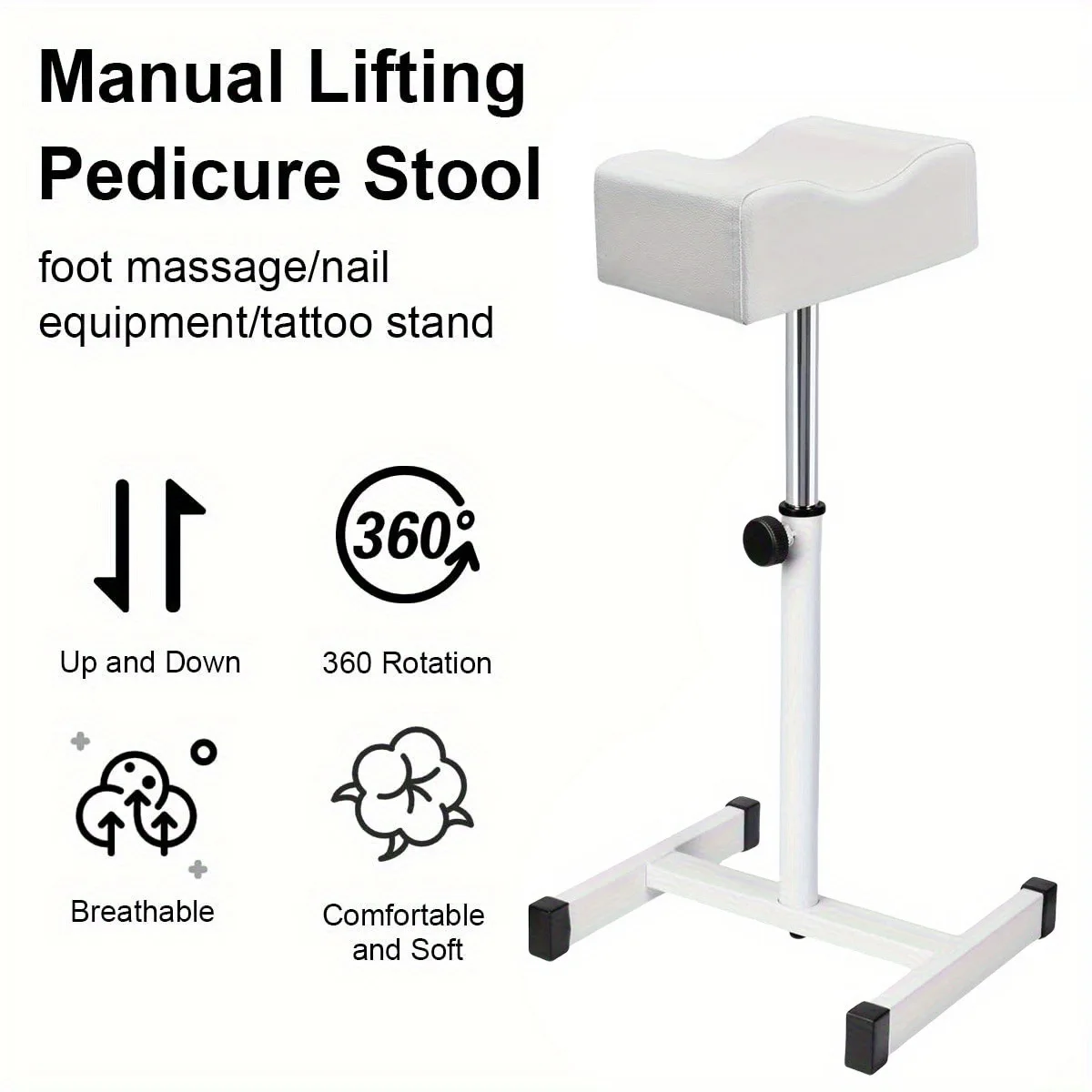 Nail Salon Pedicure Stool Simple Modern Stool Pedicure Massage Adjustable Pedal Tool