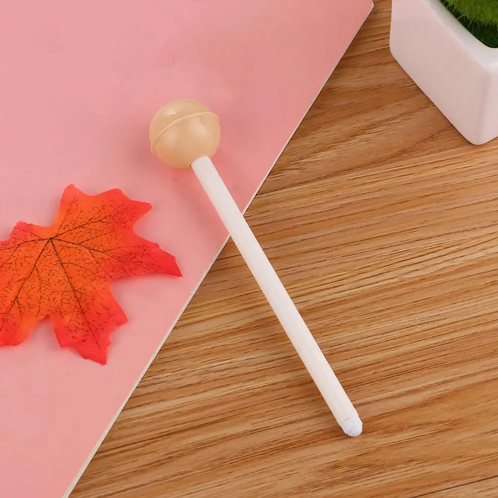 Novedoso bolígrafo de Gel con diseño de girasol, juego de bolígrafos de Gel vibrantes de 0,5mm, tinta de Piruleta de punta fina, suministros de escritura para la escuela y la Oficina, coloridos