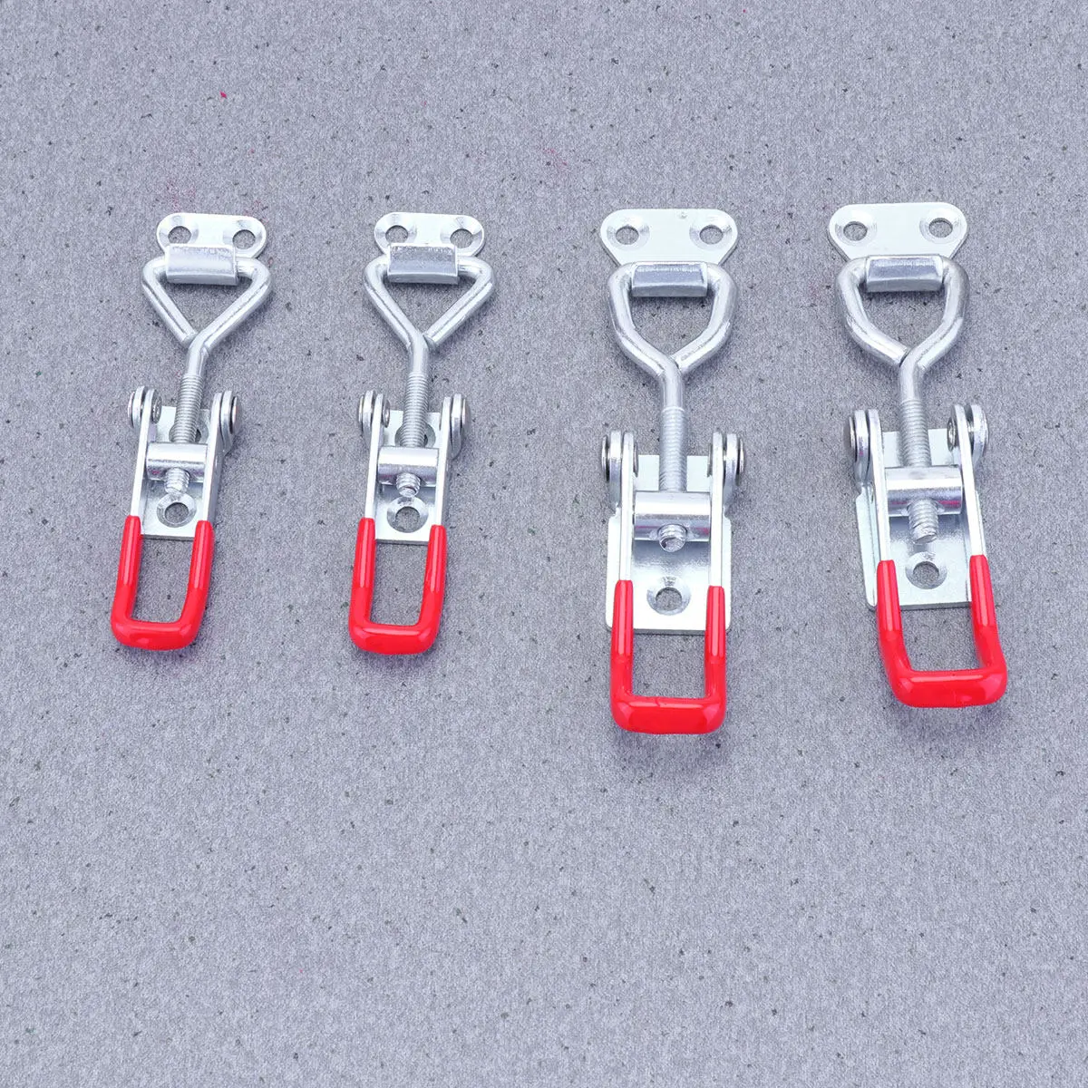 2Pcs Quick Toggle Clamp Side Mount Hold Down U-Shaped Latch Clamp Steel Latch for Cabinet Door Box Tool Fixtures Welding Repair