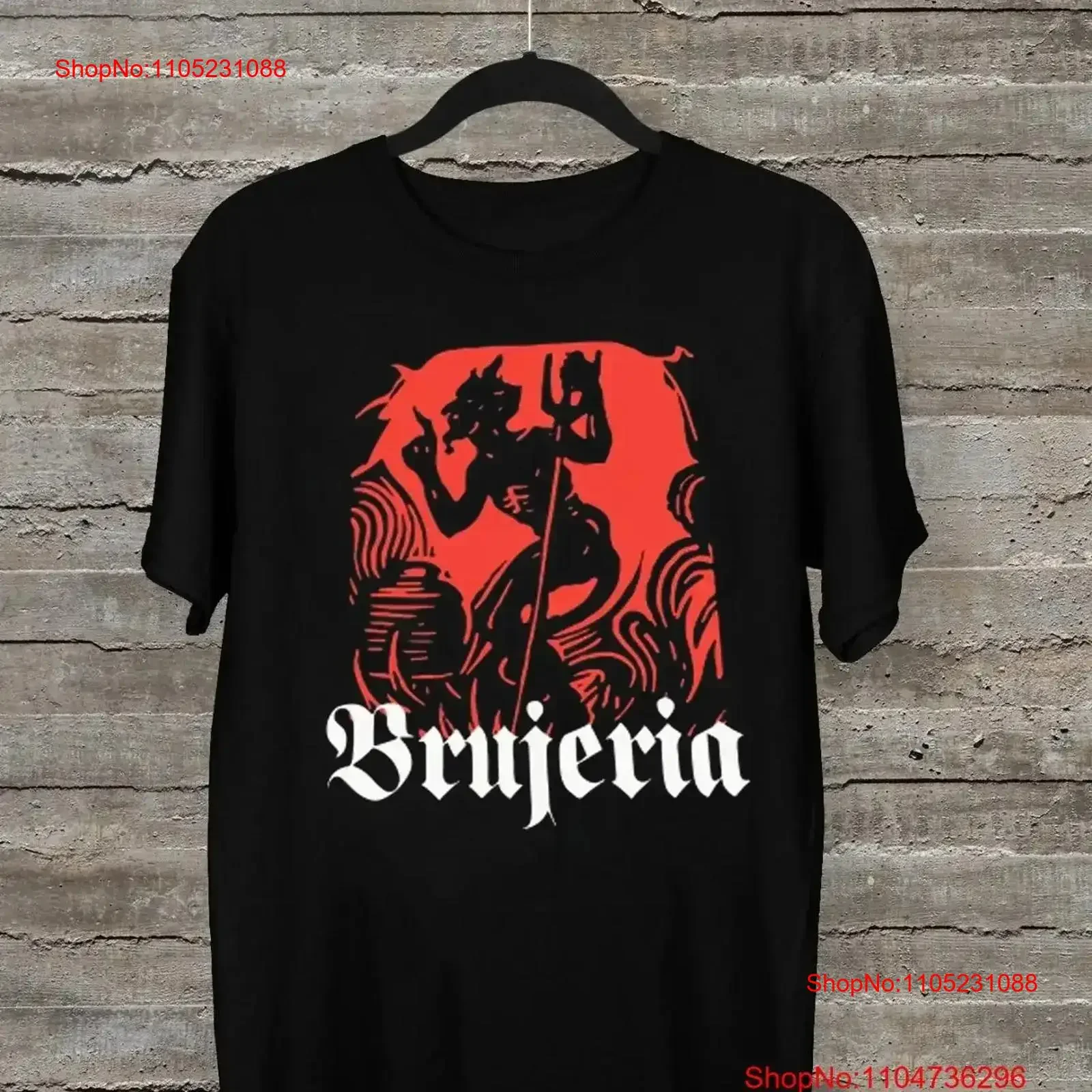 

НОВАЯ черная футболка Brujeria Band всех размеров AM45, винтажная стираная графика, универсальная, слегка уличная одежда, повседневная, мягкая, винтажная, стираная