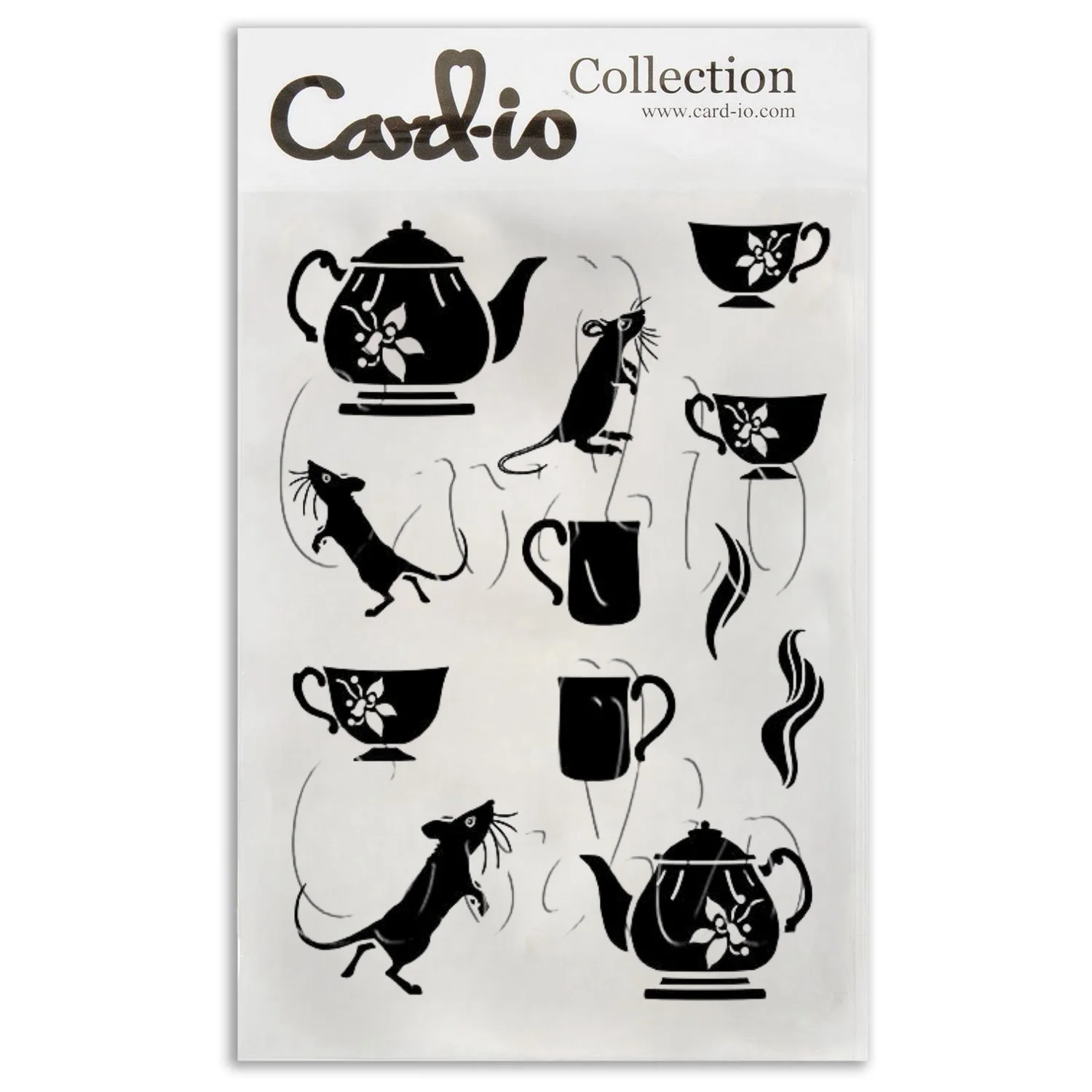 2025 New Teapot Mouse Clear Stamps DIY Scrapbook Embossed Handcraft Paper Gift Card Album Craft Template Supplies Decoration