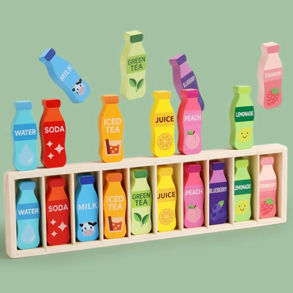 

Creative Bottle Thinking Game Logical Thinking Beverage Theme Memory Match Game Memory Training Interactive