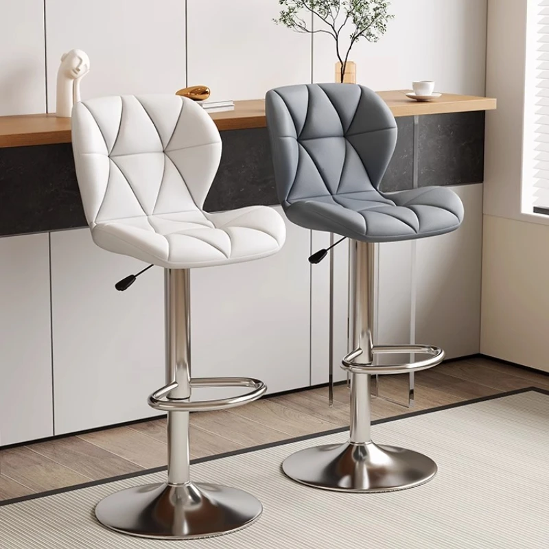 كرسي بار قابل للتعديل، مقعد مرتفع مريح للمنزل، بار كاريوكي بار، كرسي بار الاستقبال، مكتب الاستقبال في الفندق، كرسي مرتفع لأمين الصندوق #2