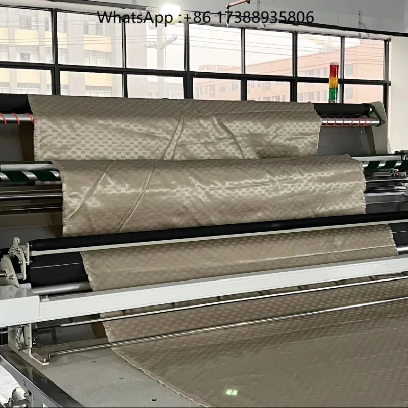 New Arrival Full Automatic Cloth Spreading Machine with Edge Alignment for Knit/Woven Fabric for Home Use