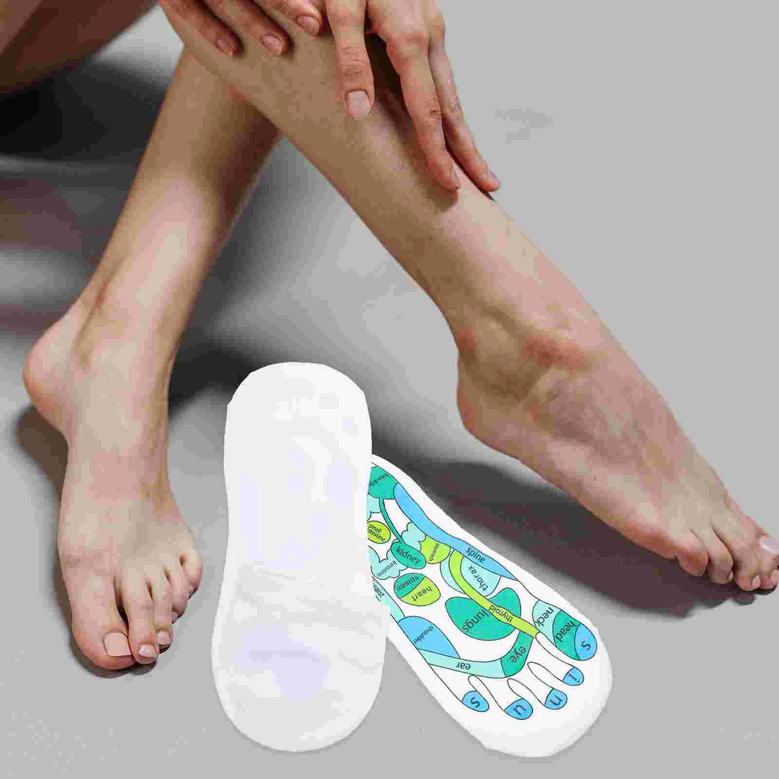 Socks Foot Massage Reflexology Tools Acupressure Acupoint Shaping 20X10CM Printed Household Lovers