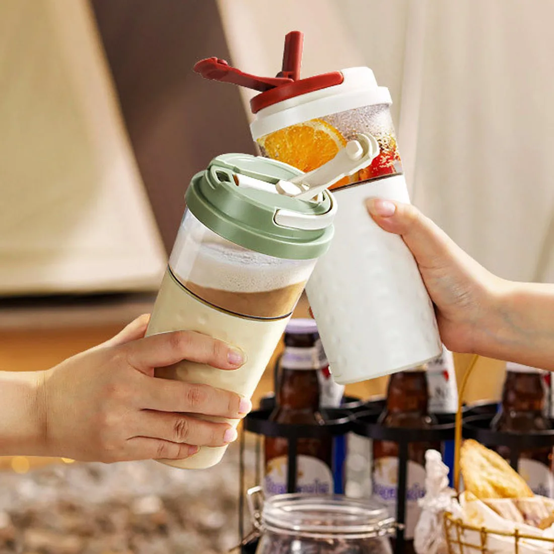 자동 교반 커피 컵, 주방 믹싱 머그잔, 충전식 마그네틱 교반, 다목적 음주 도구, 휴대용 믹서기 컵