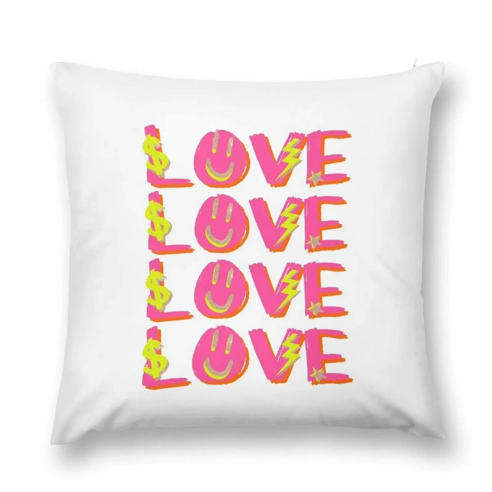 

preppy LOVE Throw Pillow pillow cover luxury Cushion Child pillow