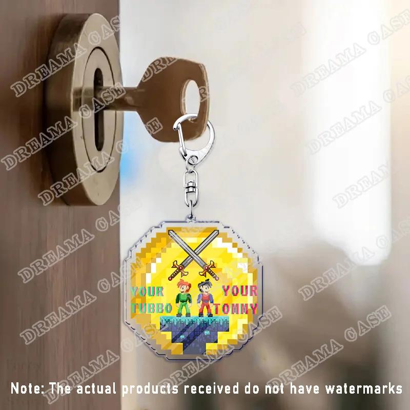 تومي الخاص بك وأنابيبك المفاتيح الاكسسوارات حقيبة سحر القط عاشق لعبة سلاسل المفاتيح Keyrings مجوهرات المشجعين لطيف الكرتون الأصدقاء هدية
