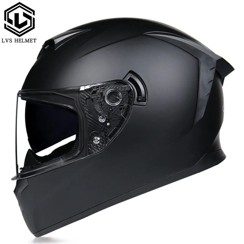 

LVS-702 Motorcycle helmet men's and women's dual lens couple street bike full helmet personality prone racing helmet