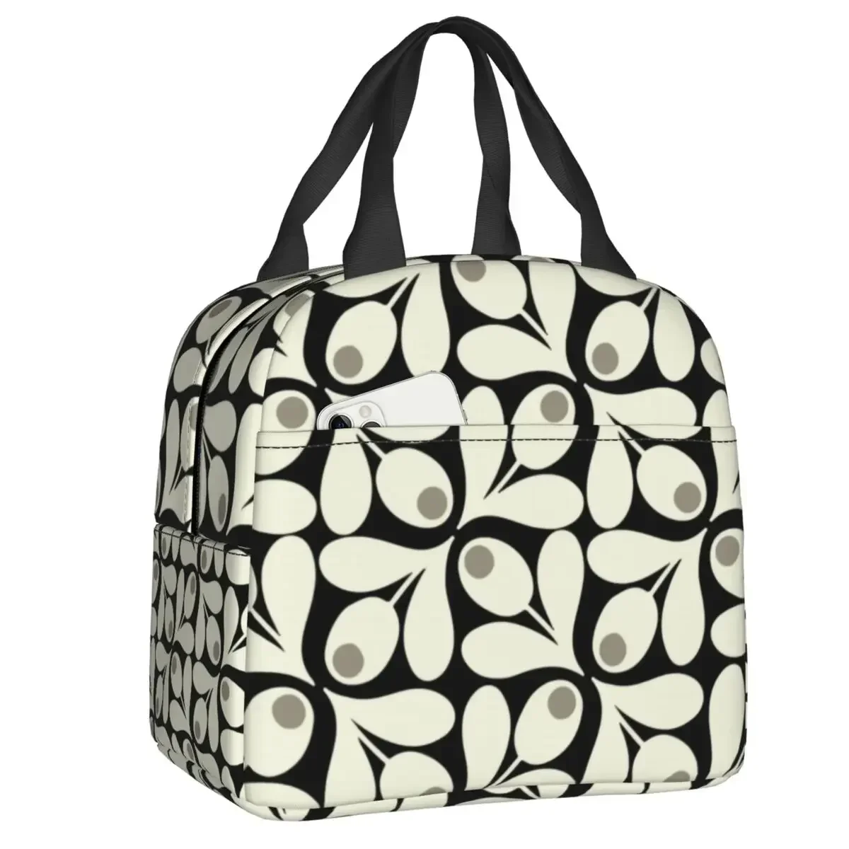 

Acorn Spot Orla Kiely ланч-бокс женский многофункциональный скандинавский цветочный холодильник термоизолированная сумка для обеда офисная работа