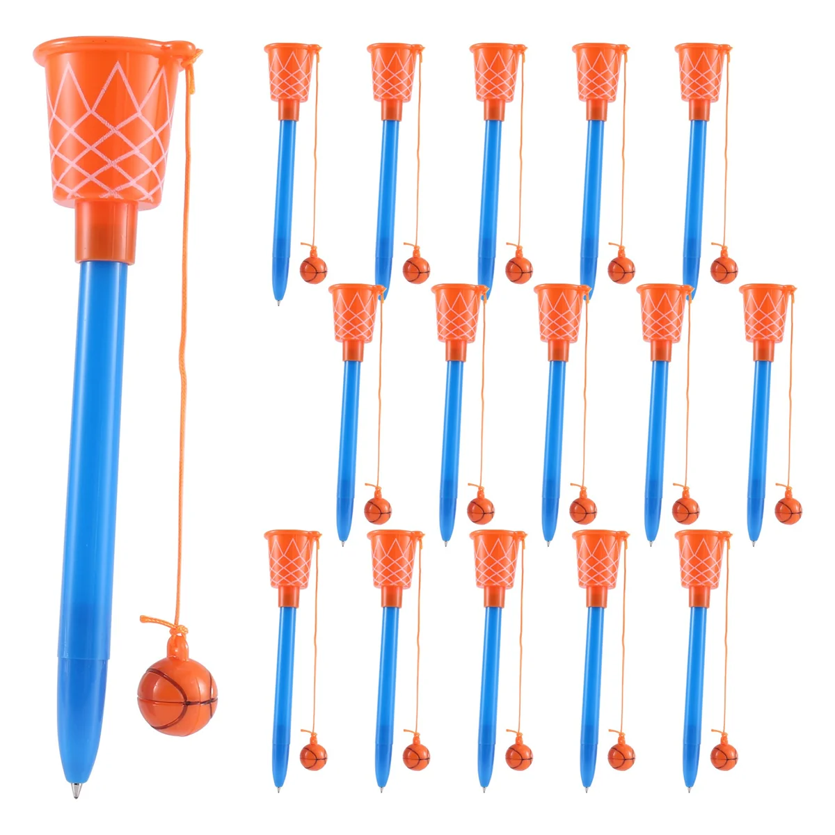 Basketball Hoop Pens,Basketball Favors -Sports Novelty Pens with Basketball Toss for Sport Themed Birthday