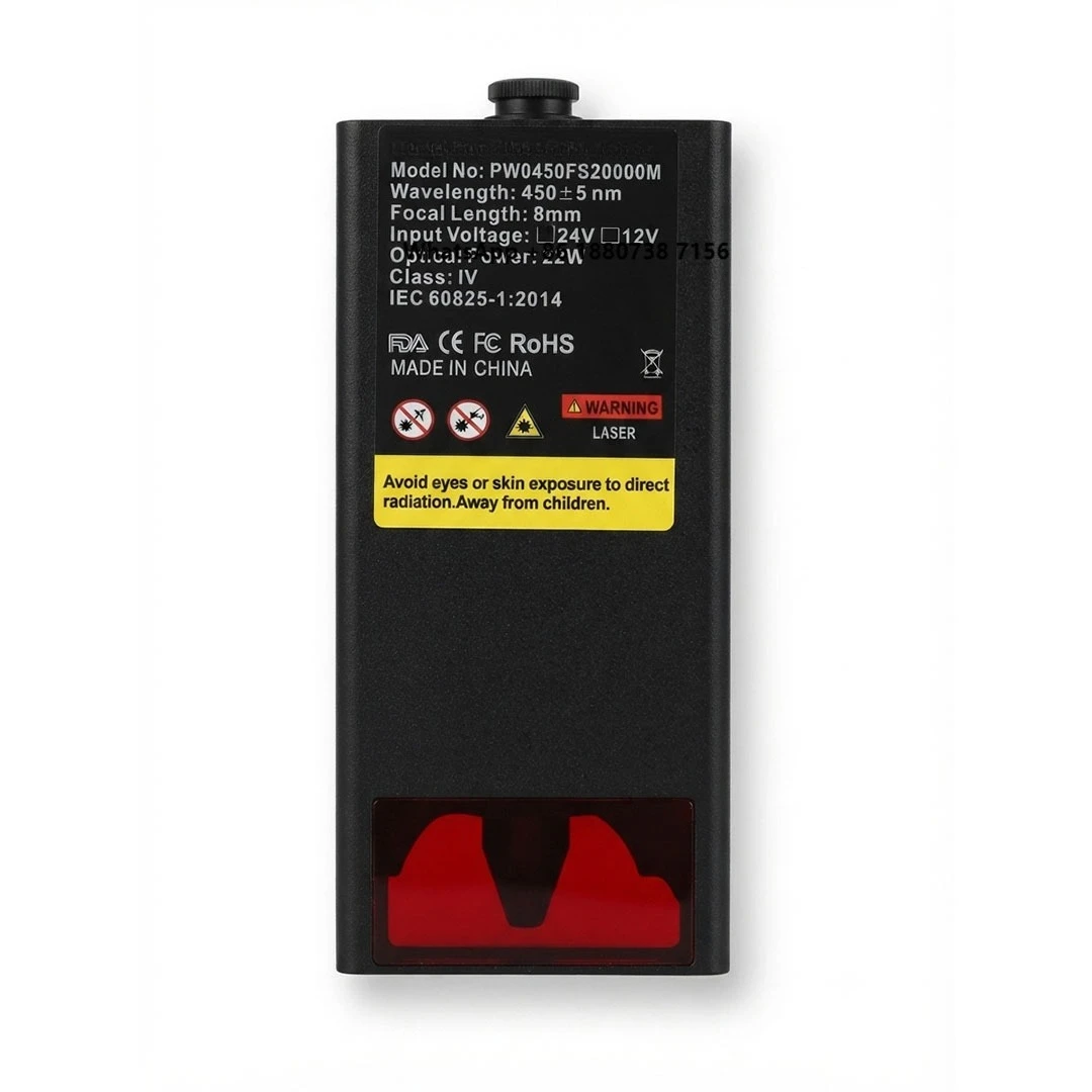 450nm 20W Engraver Module Diode Engraving Module for DIY Machine Engraver Wood and Leather Crafting