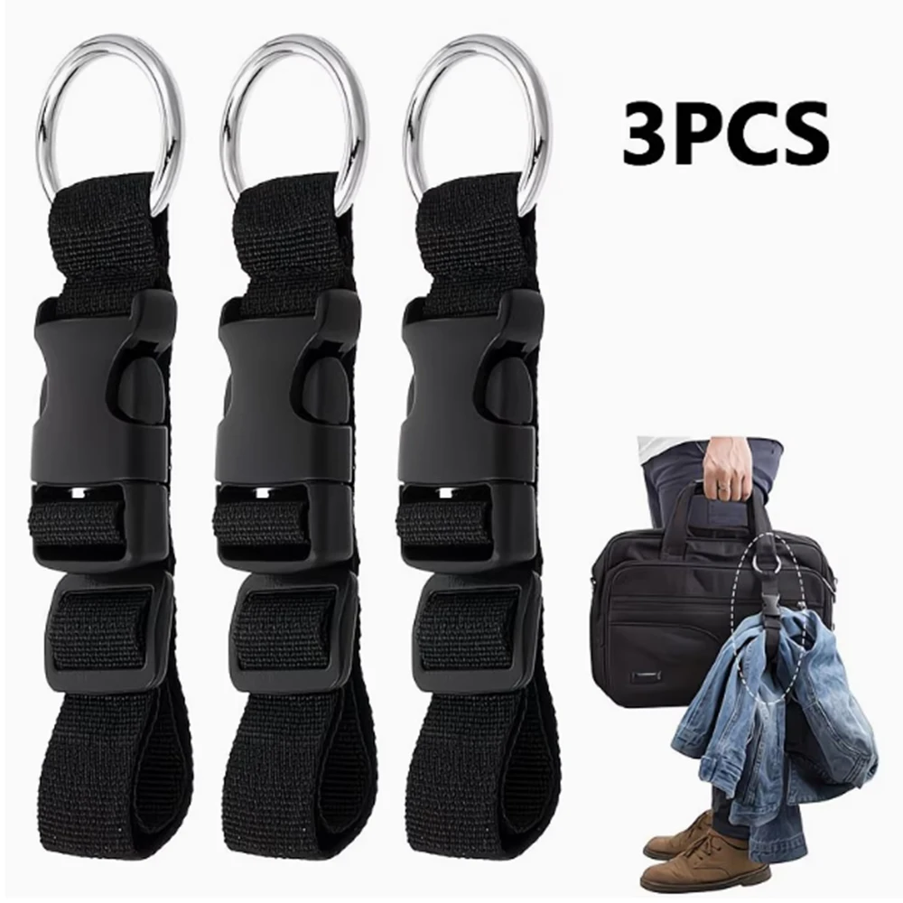 

3PC Multi-functional Adjustable Luggage Straps Lightweight And Durable Suitable For Rucksacks, Suitcases And Handbags