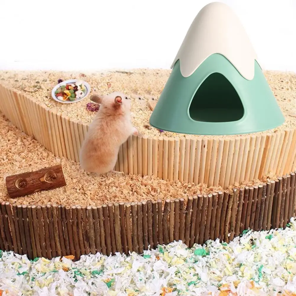 Hamster Nest Snow Mountain Shape Large Space Small Pet House Bite Resistant Cage Decor Squirrel Hideout Small Pet Supplies