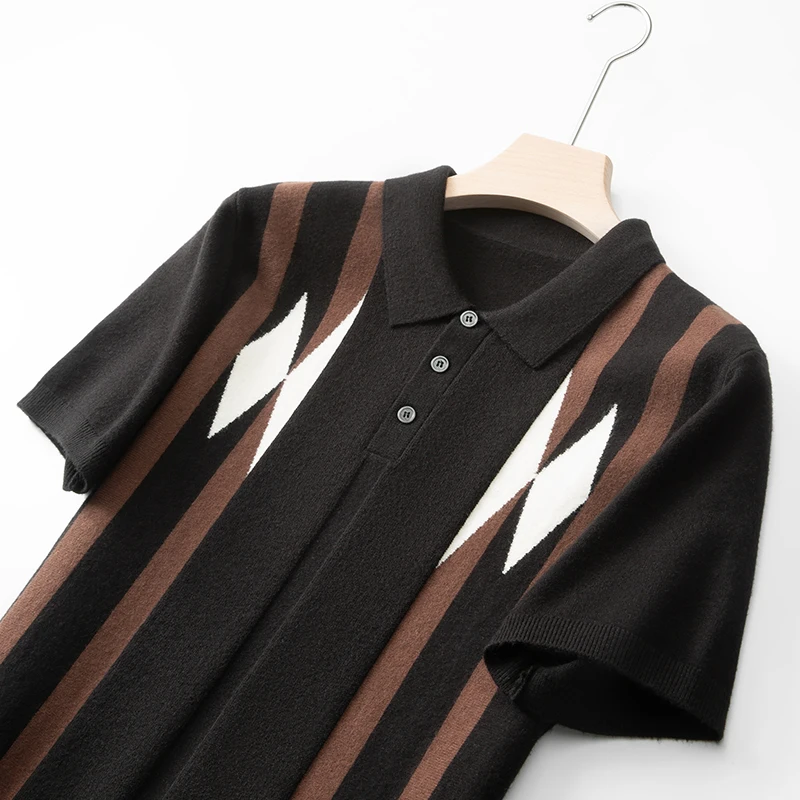 8XL 7XL 6XL 2025 Nuovo Autunno High End di Lusso Maglione di Lana Uomo Moda A Righe Mens Maglioni Morbidi Maglioni Caldi Uomini Jersey Hombre