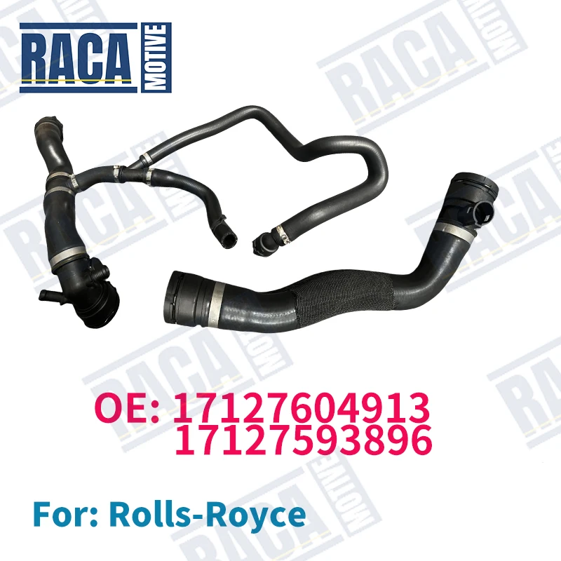 

For Rolls-Royce Ghost Wraith Dawn RR4 RR5 RR6 Water Tank Upper And Lower Pipes 17127593896 17127604913