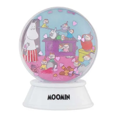 Bandai Gashapon Moominvalley Anime Figures Moomin Animation Scene Crystal Ball Desktop Prop Action Figures Model Kids Toy