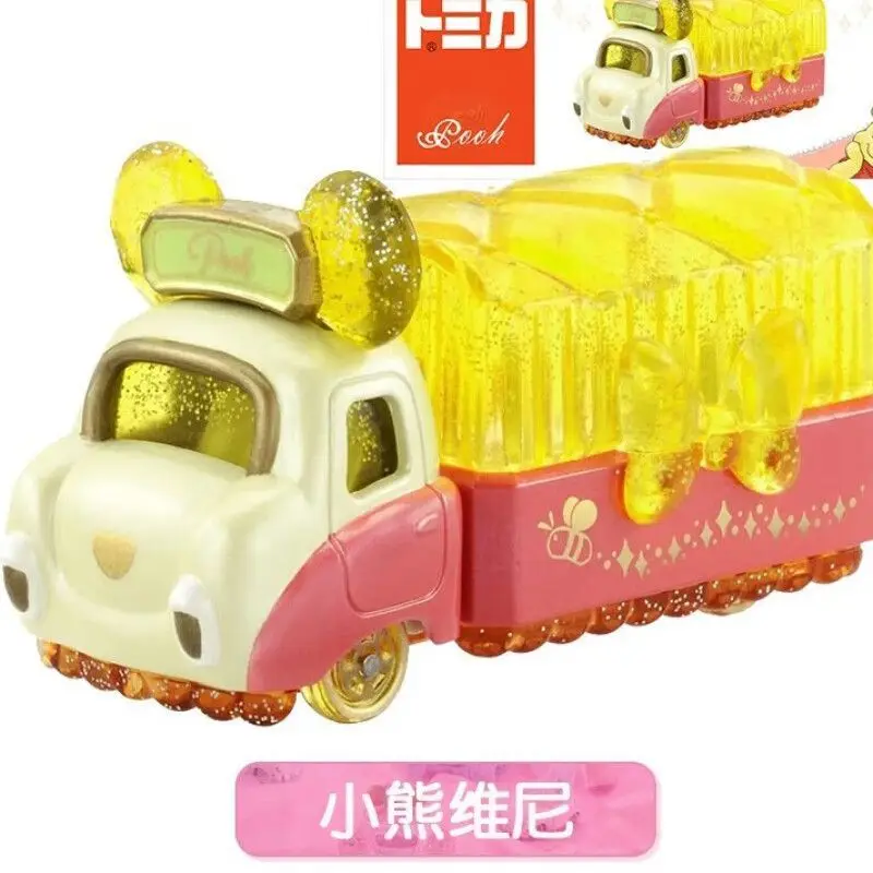 TOMY Takara Disney Schmuckschatulle Winnie The Pooh Legierungsautospielzeug für Mädchen 134336