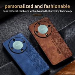 For Honor X9A Чехол для back cover Skin Feel Shockproof Leather Case Soft Funda For Honor X9A X9B X9c Smart Capa Bumper