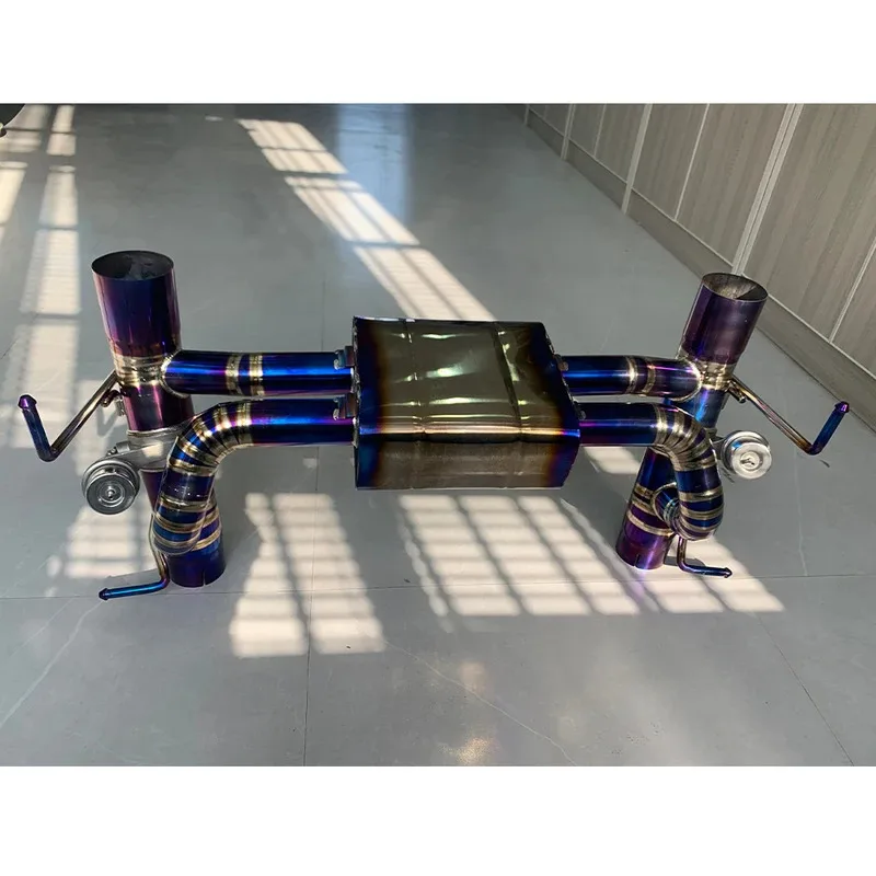 

Заводская горячая продажа High Peormance автомобильная титановая выхлопная система Catback с дистанционным управлением для 488