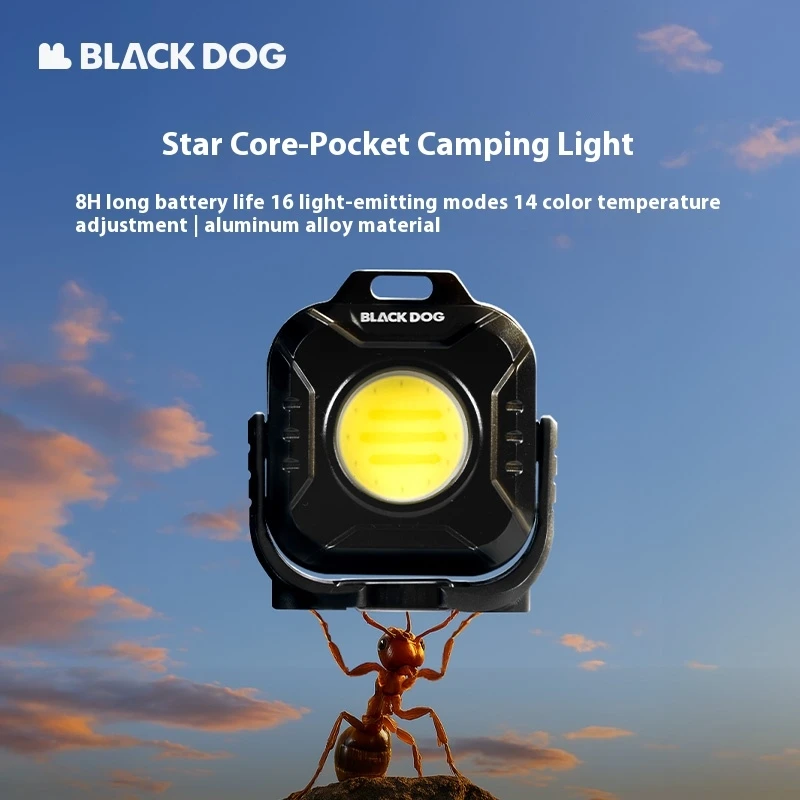 

Naturehike BLACKDOG Star Core - Pocket Camping Light With Super Strong Endurance Ip44 Waterproof Made Of Abs Material About 81 g