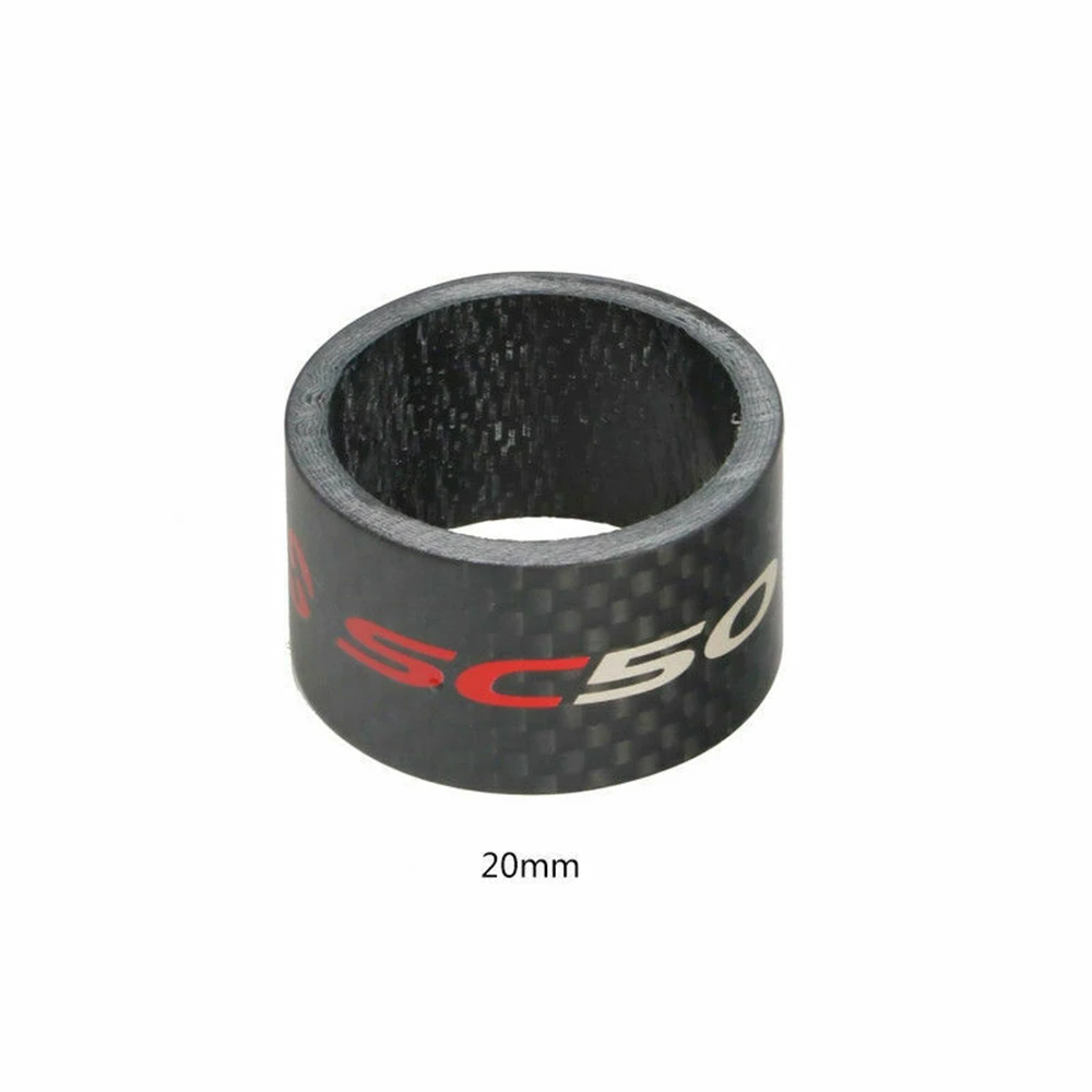 3K Matte 10/15/20mm Handle Bar Bicycle Headset Front fork 28.6mm Bike Accessories Spacer Spacing Pad Washer