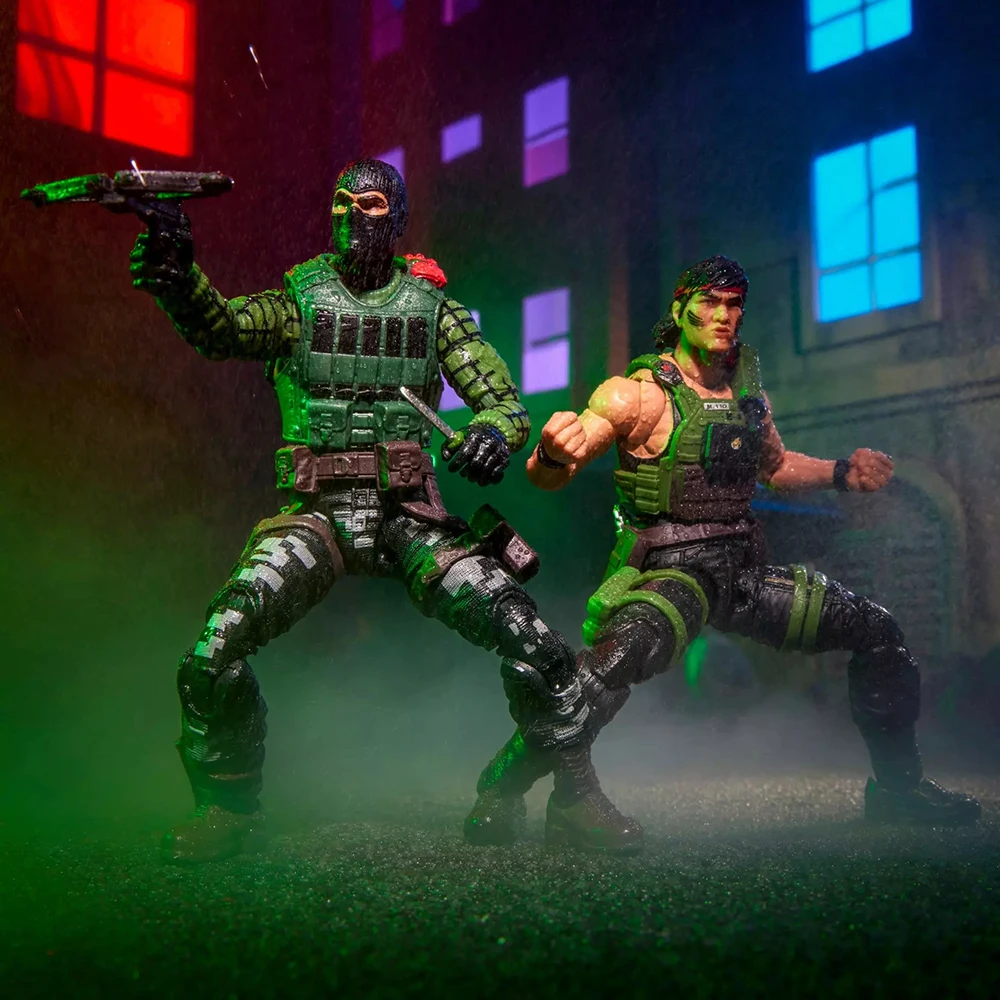 [In-Stock] NEW Hasbro G.I. Joe Classified Series #164, Night Force Beach Head & Quick Kick 2-Pack-Set Action Figure Model Toys