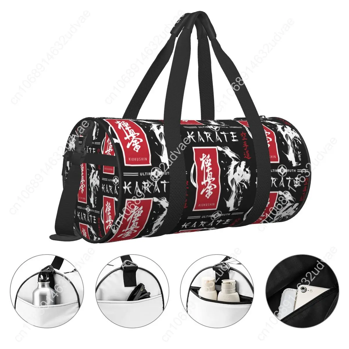 Kiokushin Karate Sport Bags Gym Accessories Gym Bag Oxford Men Women Custom Handbag Travel Training Vintage Fitness Bag