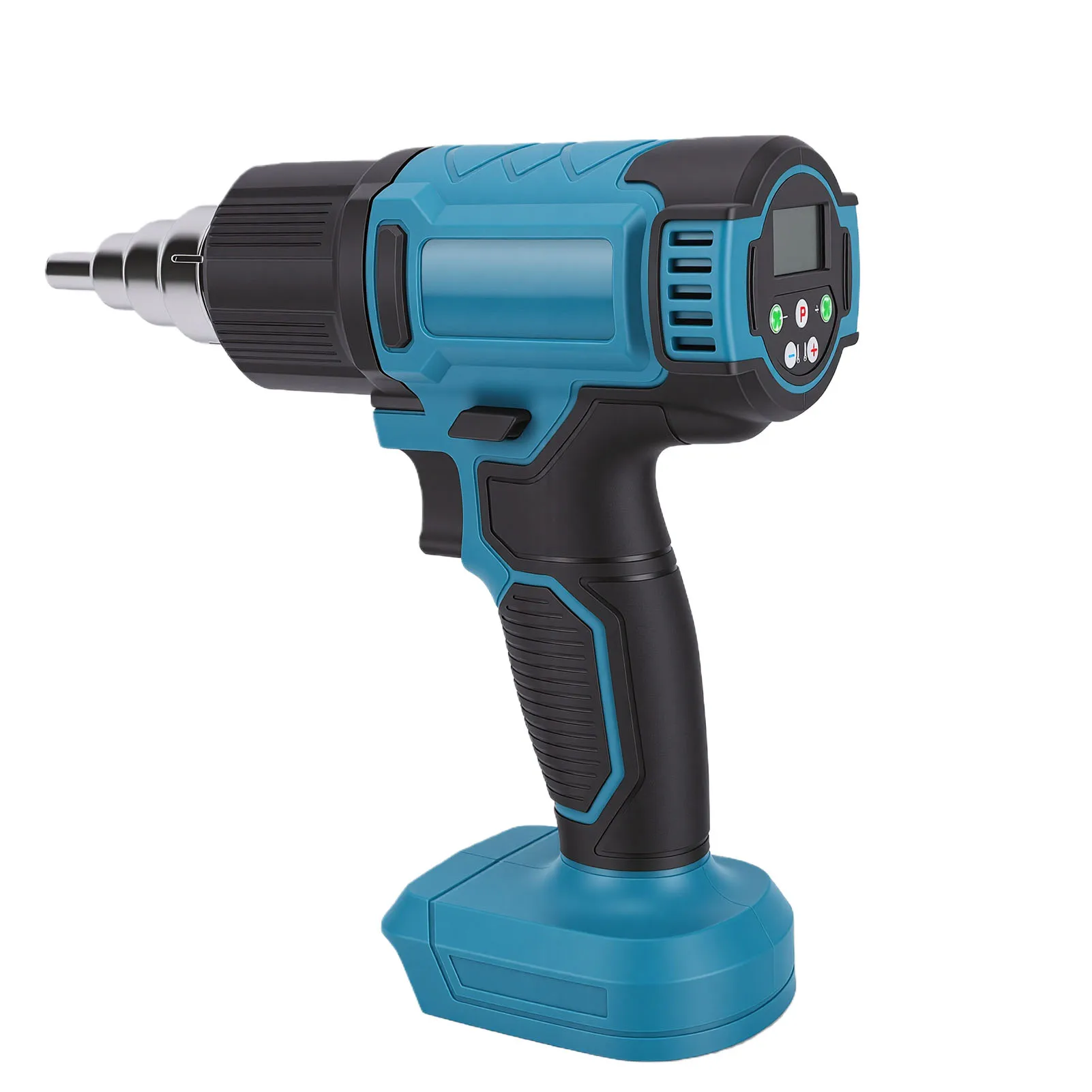 Cordless Heat Gun Fit for Makita 18V Battery Hot Air Gun Digital LCD Display Adjustable Temp Airflow 122℉-1022℉