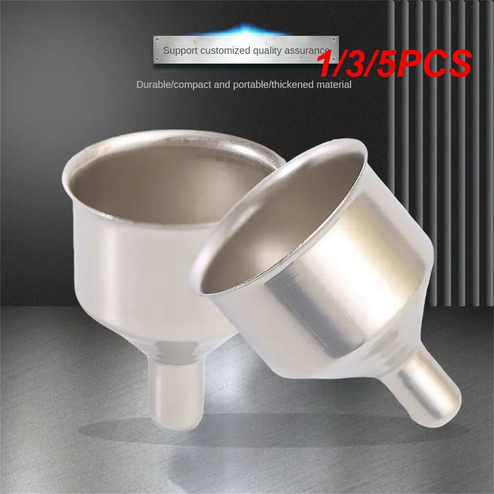 1/3/5PCS Stainless Steel Funnel Convenient Versatile Efficient Precision Pouring High Quality Rust Prevention