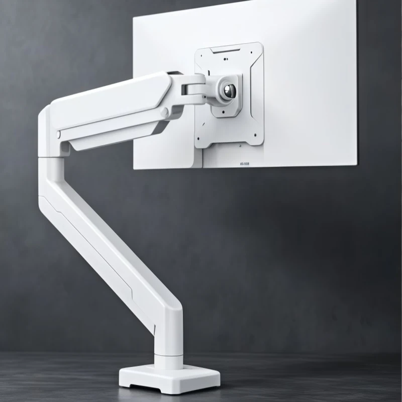 Universal Single Monitor Bracket Up To 32 Inches And 19.8 Lbs Per Screen Computer Desk Mount Stand Adjustable Computer Bracket