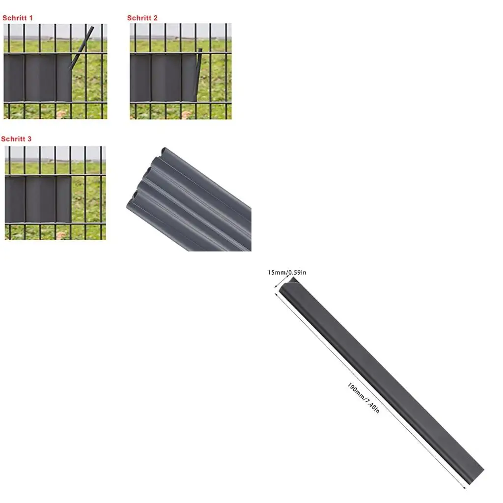  30pcs Garden Fence Privacy Screens Clip Durability Mounting Clamps Secure Fastening for Outdoor Privacy Protecting