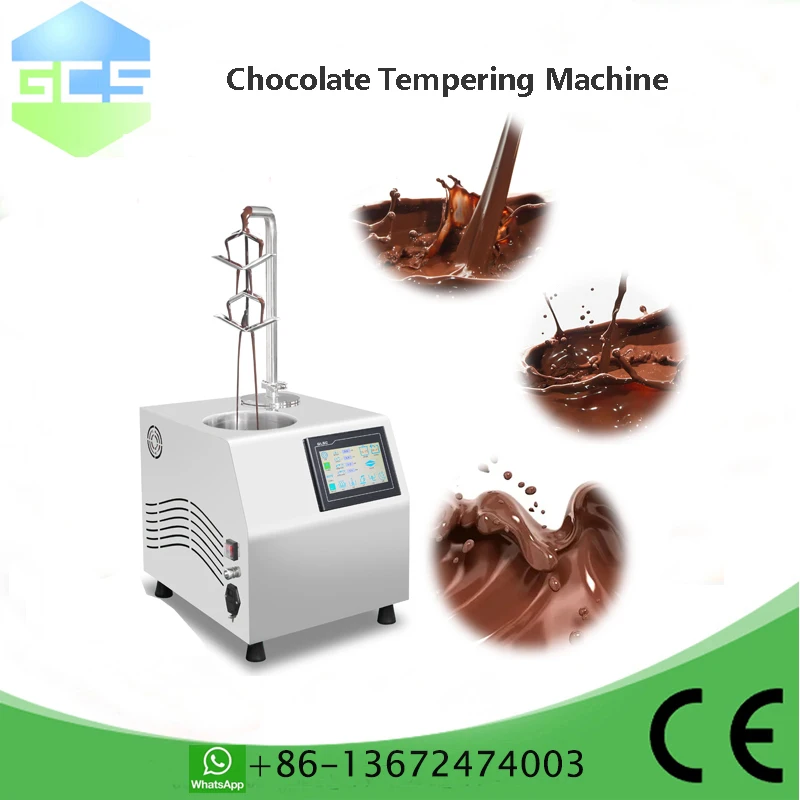 새로운 상업용 5.5L 탁상용 초콜릿 분수 |   디지털 디스플레이 및 디스펜서를 갖춘 템퍼링 멜터