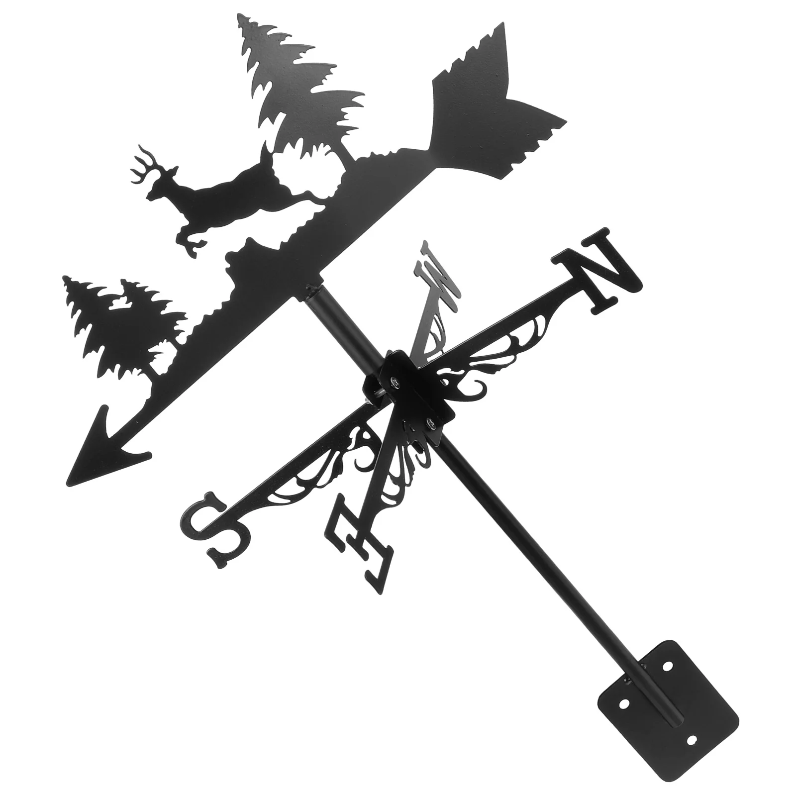 

Animal Wind Vane Direction Indicator Blade Iron Weathervane Decor Indicators