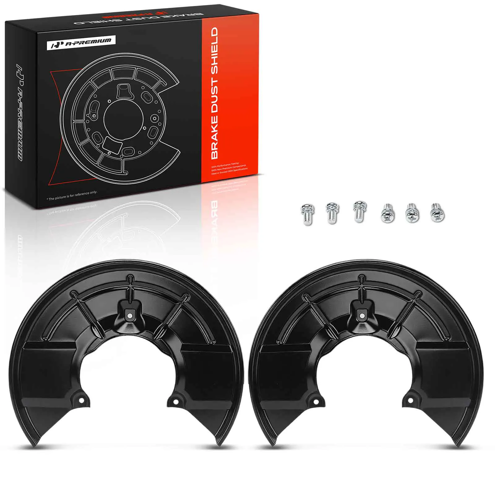 A-Premium 2Pcs Front Brake Dust Shield for Buick Encore 2013-2022 Chevrolet Trax 2014-2022