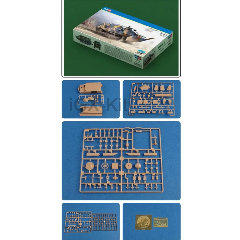 

Hobbyboss 83861 Масштабная модель 1/35 Французский тяжелый танк CA, набор для сборки, пластиковая модель, игрушка-конструктор