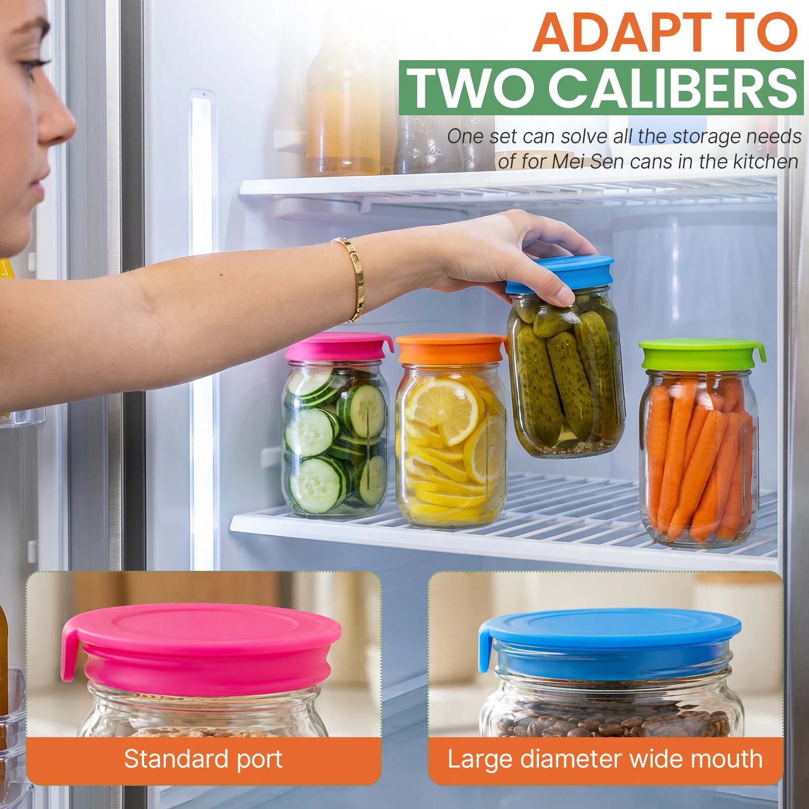 Conjunto de 4/8 Tampas Redonda - Mason Jar 8Oz avaliação e preço