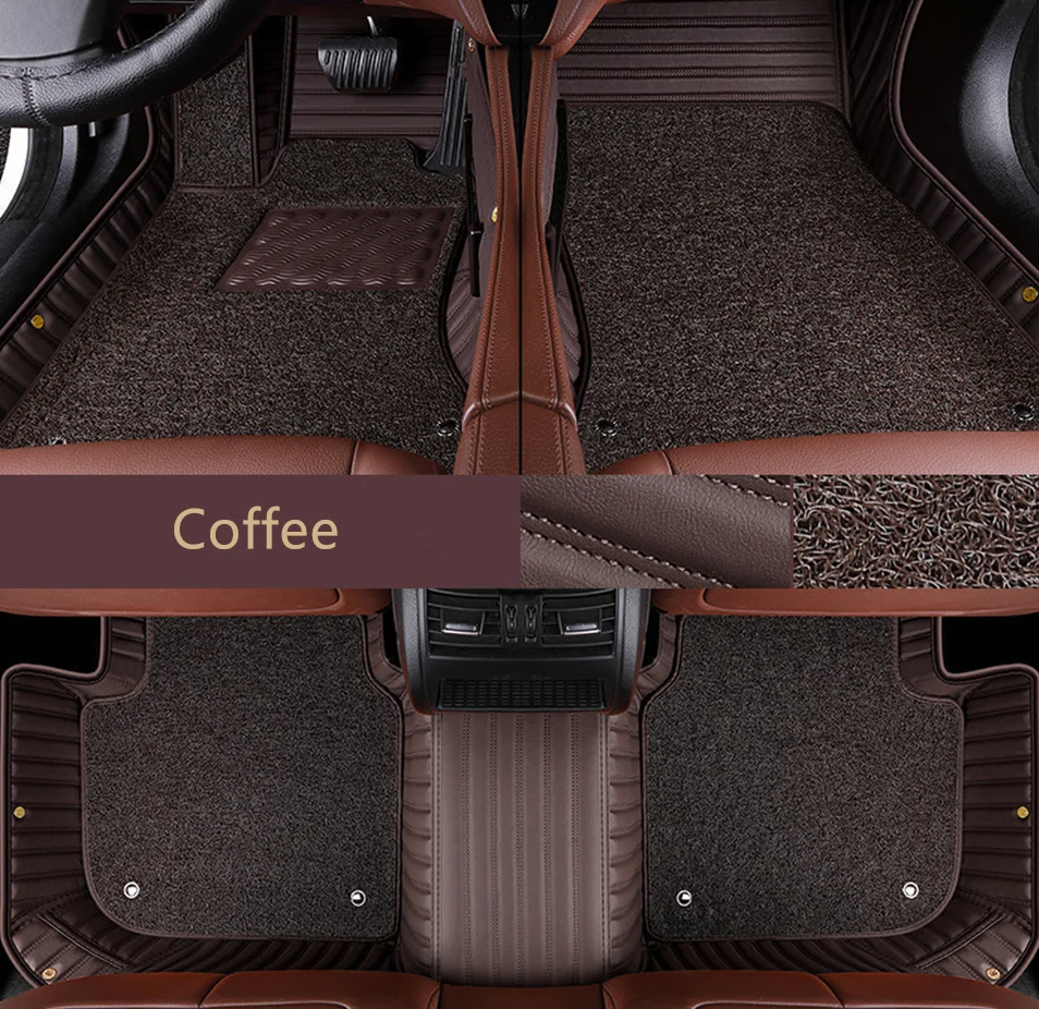 Top quality! Custom special car floor mats for Porsche 911 992 4 seats 2026-2019 durable rugs waterproof double layers carpets