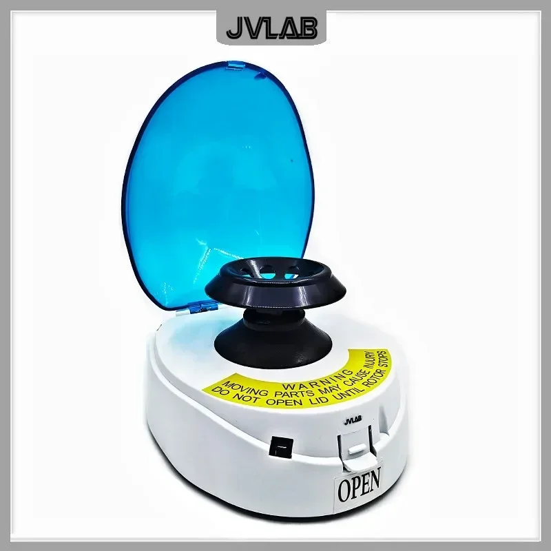 Mini Centrifuge Palm Centrifuge Laboratory Centrifuge 4000~10000 rpm Up To 8 PCR Tubes of 0.5ml 1.5ml 2ml Two Rotors RCF