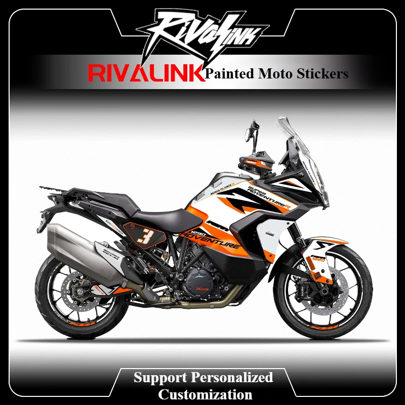 OTOM Motorcycle Stickers Full Kit 3M Customize Waterproof Graphics Decals for KTM 1290 ADV Adventure 2021-2024 Moto Decals