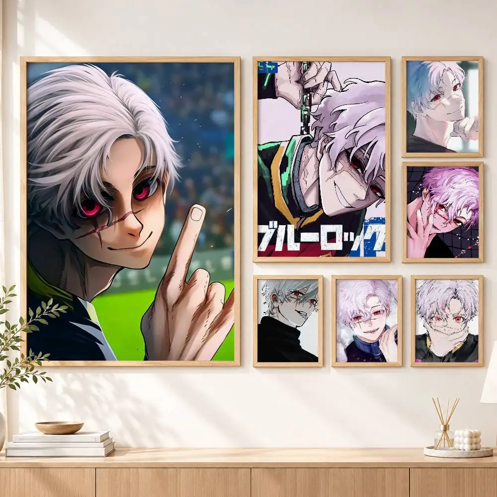 B-L Anime B-Bunny I-Iglesias Poster HD Self Adhesive Waterproof Wall Art Ideal for Home Office Dorm Gift Customizable