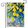 Welcome Lemon Summer Garden Flag 12.5 x 18 Inch Double Sided Outdoor Yard Decoration jjp