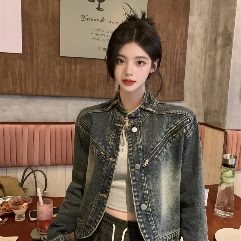 

Кожаные куртки, пальто, женское пальто в европейском стиле с чистыми пуговицами спереди, женские простые однотонные модные куртки с отложным воротником и длинными рукавами