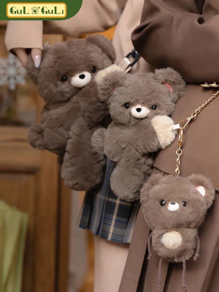 

Adorable Plu Bear Bapa Women's Crossbody Bag Soft Waable Daily Use Animal aped Bag Sweet Lady Sle Bapa