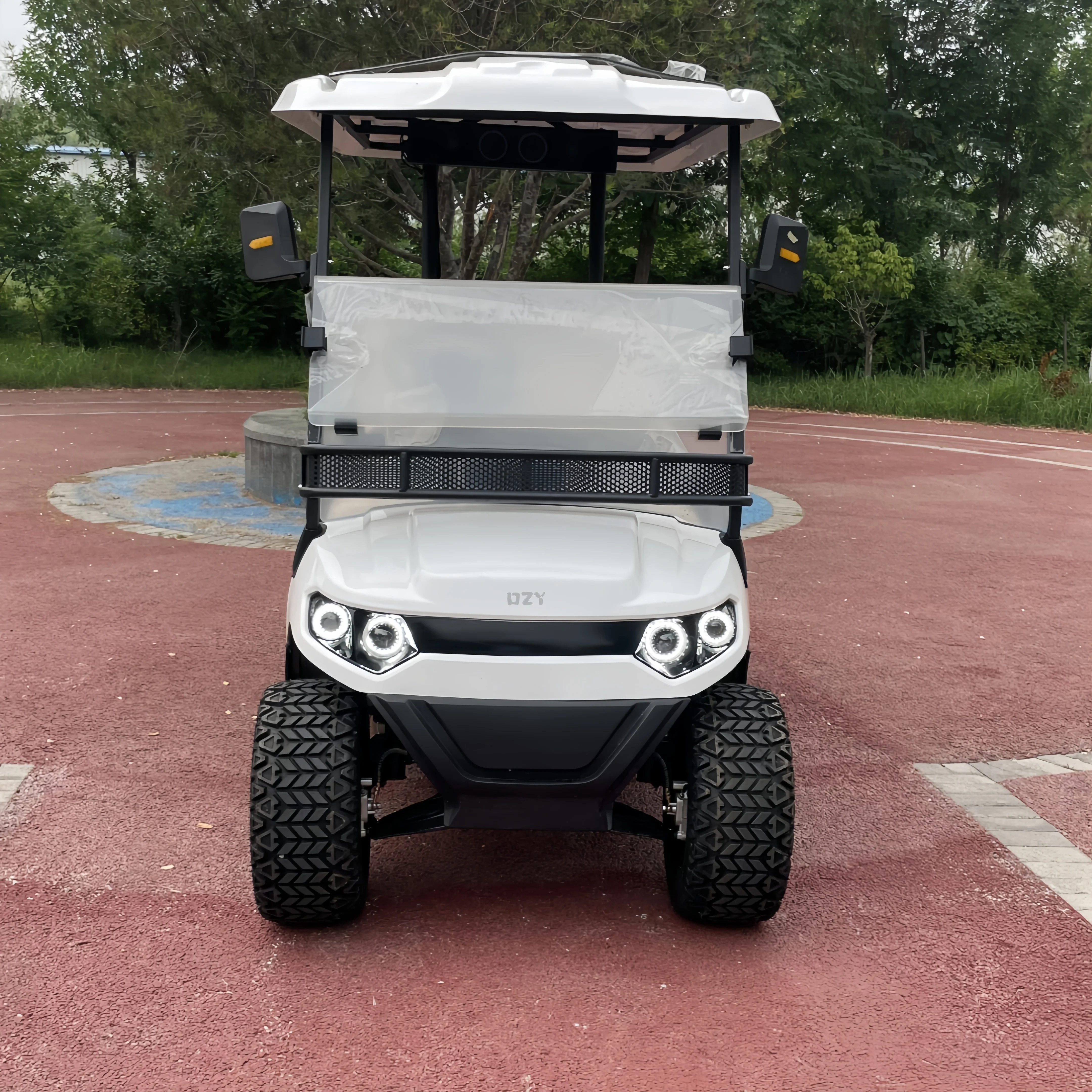 Factory ODM high-end 4-seater electric golf cart, amusement park reception vehicle, electric stroller, beach buggy